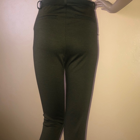 NWT GREEN SKINNY STRETCH PANTS - Picture 4 of 7